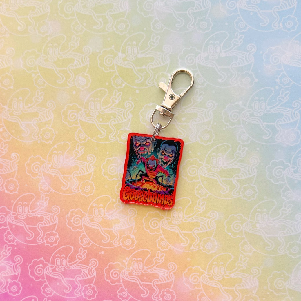 Goosebumps 3 Clowns Keychain