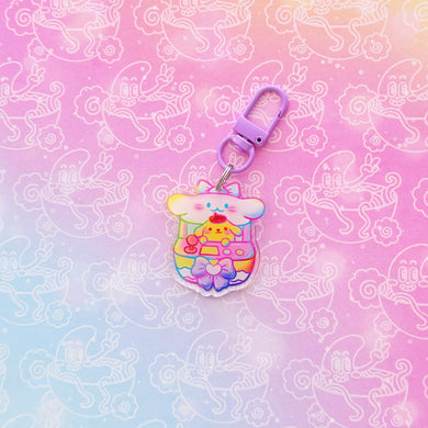 Rainbow Cinna Game Keychain