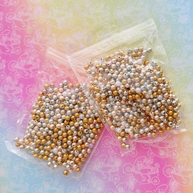 Metallic Spacer Beads 1 Bag