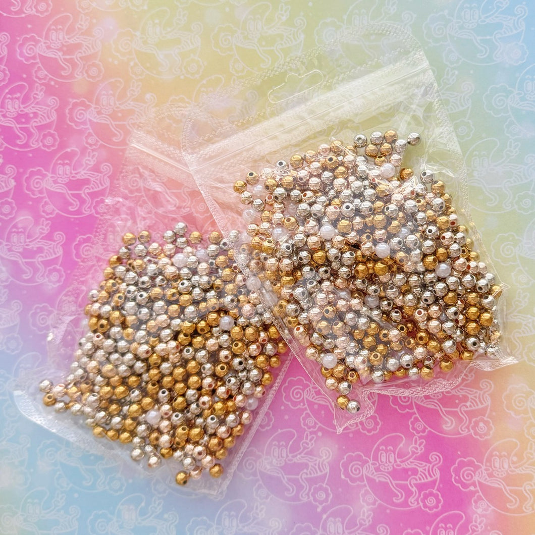 Metallic Spacer Beads 1 Bag