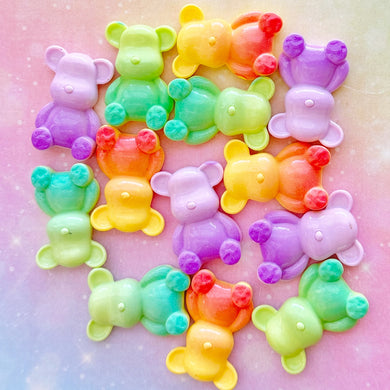 A620 XL Gloomy Tie Dye Resin Charms - 7 pcs