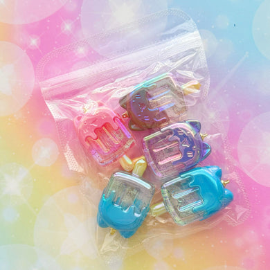 Cat Popsicle Pendants 1 Bag