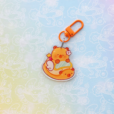 Capybara Car Keychain
