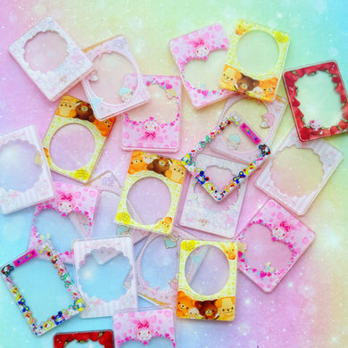 A591 Kawaii Photo Frames Acrylic Slices 12pcs