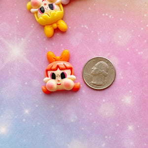 A606 PopMart Powerpuff Crybaby Resin Charms 10pcs