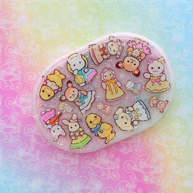 Pink Cute Calico Jewelry Dish