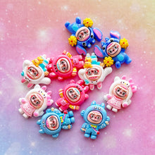 Load image into Gallery viewer, A605 PopMart Costume Labubu Resin Charms 10pcs