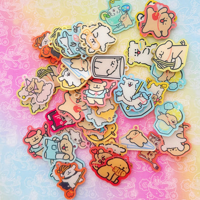 Puppy Acrylic Pcs 5cm 1 Bag