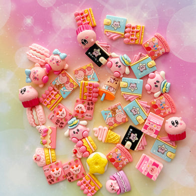 Kirby Snacks Resin Charms 1 Bag