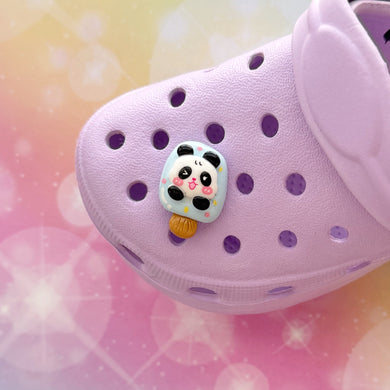 Popsicle Panda Shoe Charm