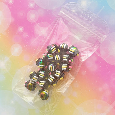 Black Painted 16mm Beads 1 Bag