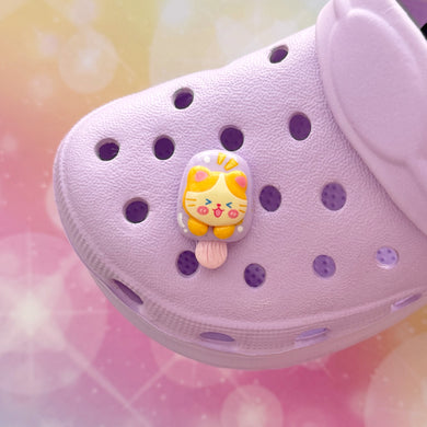 Popsicle Cat Shoe Charm