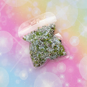 Matcha Opal Seed Beads Large Bag - real opal!