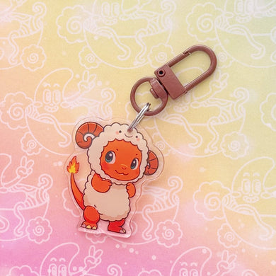 Charizard Ram Costume Keychain