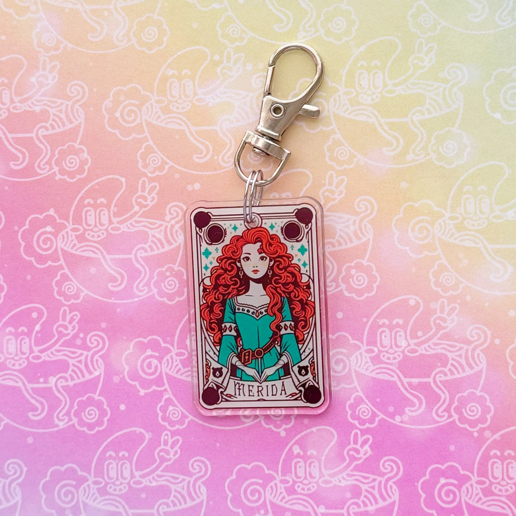 Tarot Princess Merida Keychain