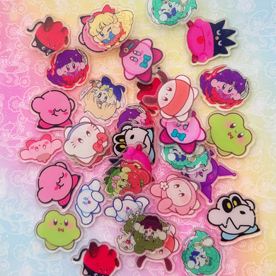Kirby Costume Acrylic Pcs 4cm 1 Bag