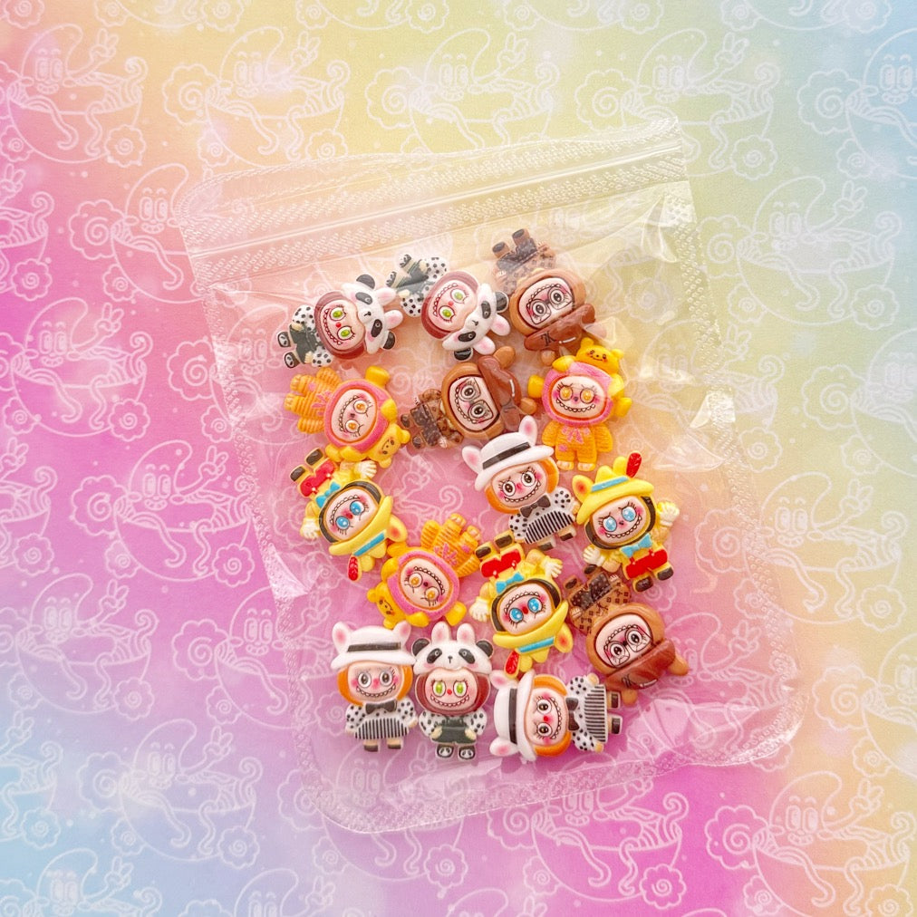 Labu Character Outfits Resin Charms