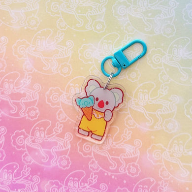 Calico Koala Ice Cream Keychain