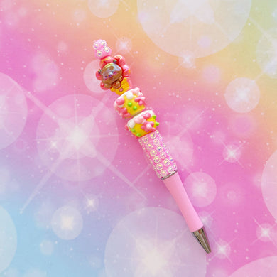 Capybara Flower Ice Cream Pen
