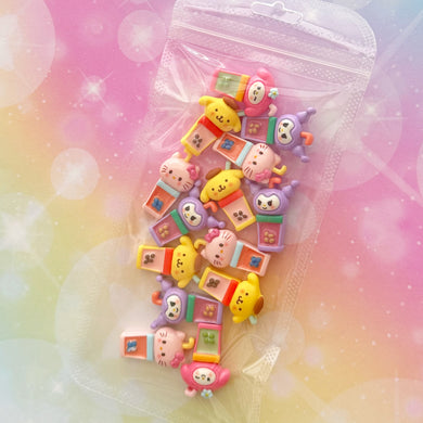 Sanrio Boba Resin Charms 1 Bag