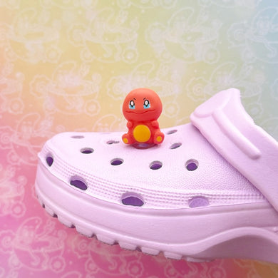 3D Pokemon Orange Dragon Shoe Charm