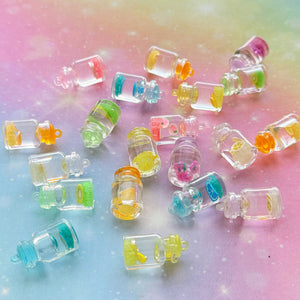 A580 Glow Potion Bottles Charms - 20pcs