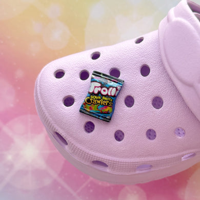 Candy Worms Shoe Charm