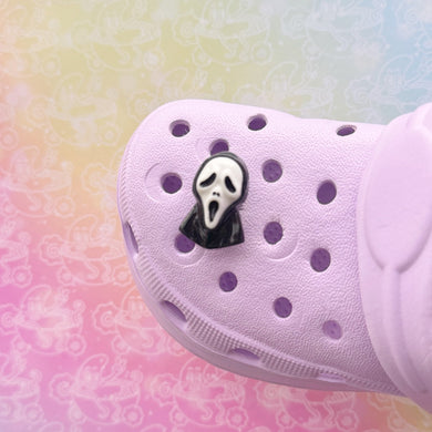 Halloween Black Ghost Shoe Charm