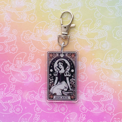 Tarot Princess Snow White Keychain