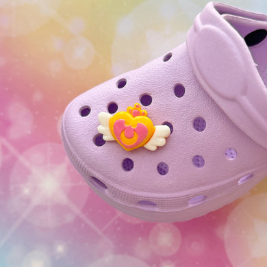 Sailor Heart Wings Shoe Charm