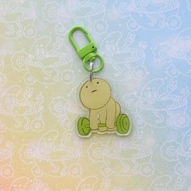 Smiski Gym Bro Keychain
