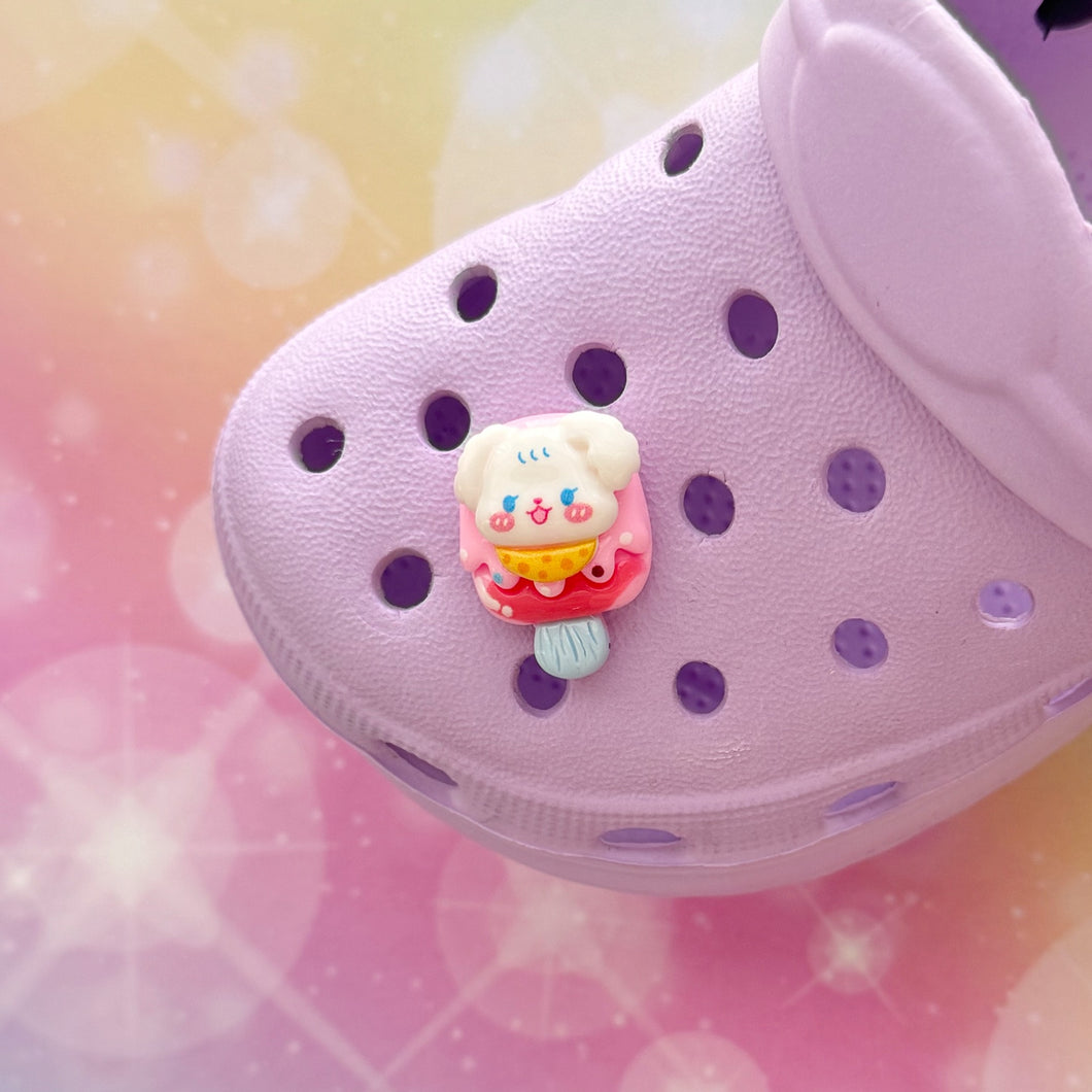 Popsicle Bunny Shoe Charm