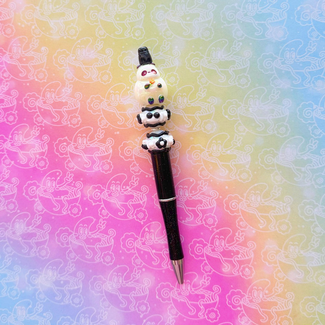 Cartoon 3D Panda Strawberry Pen