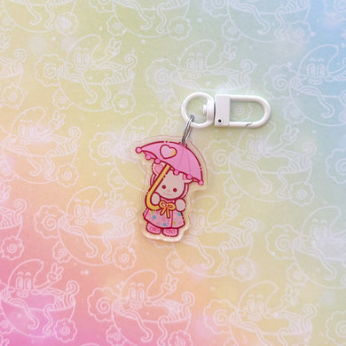 Calico Parisol Kitten Keychain