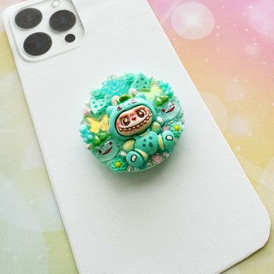 Bulbasaur Labubu Phone Kindle Grip
