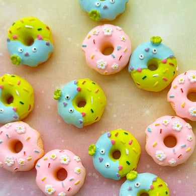 A545 Donut Charm Beads - 12pcs