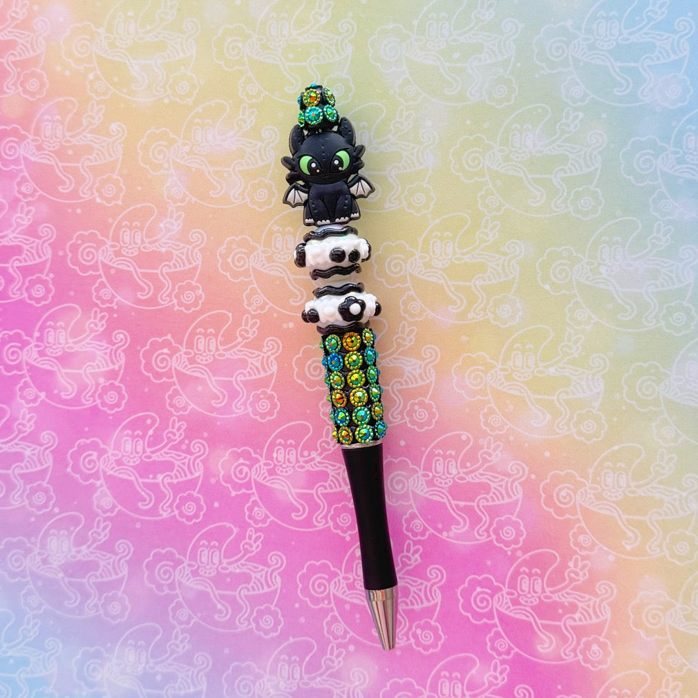 Cartoon Black Dragon Pen