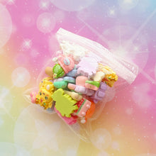 Load image into Gallery viewer, Pastel Dragons abd Bones Resin Charms 1 Bag
