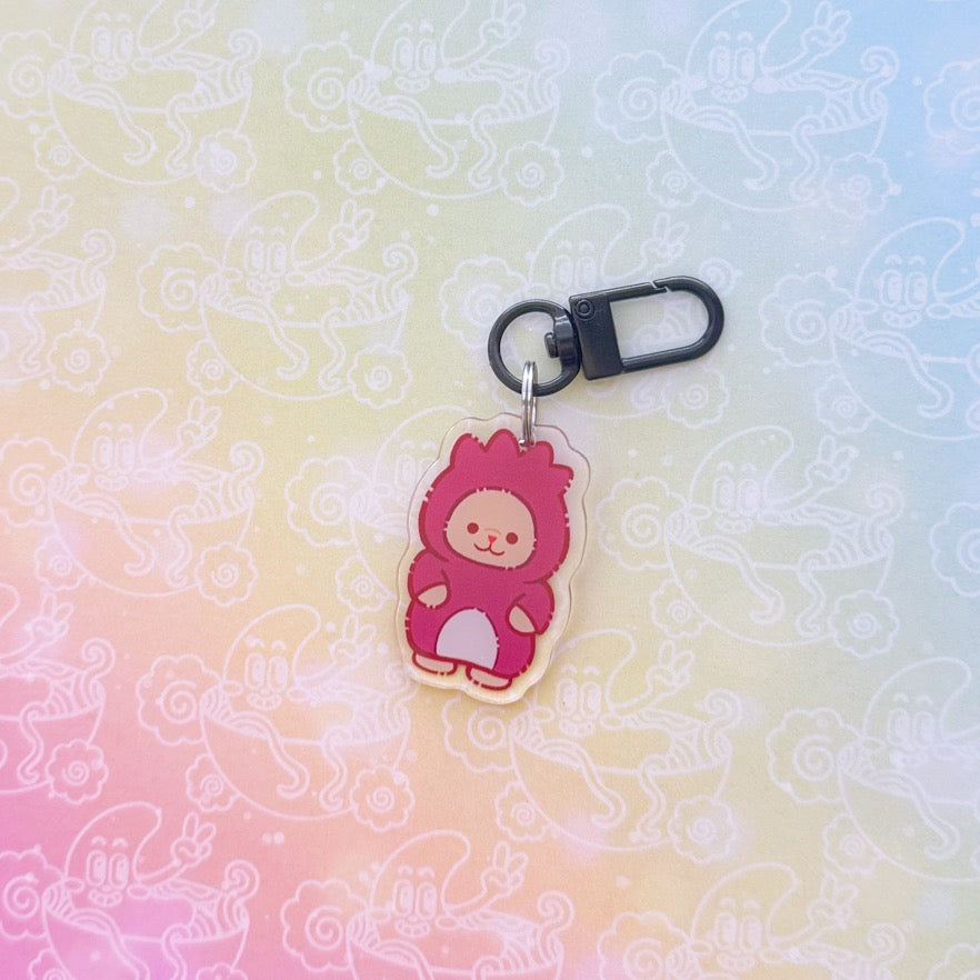Calico Batz Penguin Keychain