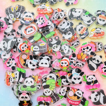 Load image into Gallery viewer, A607 Panda Acrylic Slices 19pcs