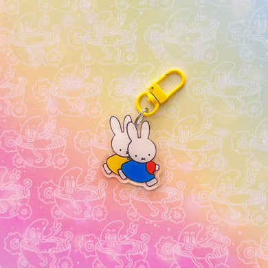 Miffy and Aggie Keychain