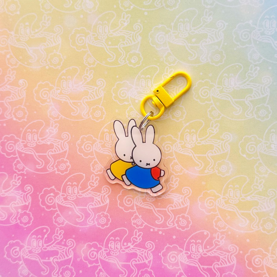 Miffy and Aggie Keychain