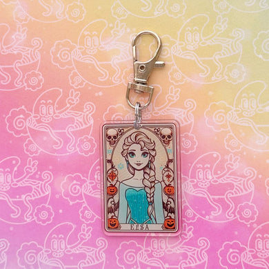 Tarot Princess Elsa Keychain
