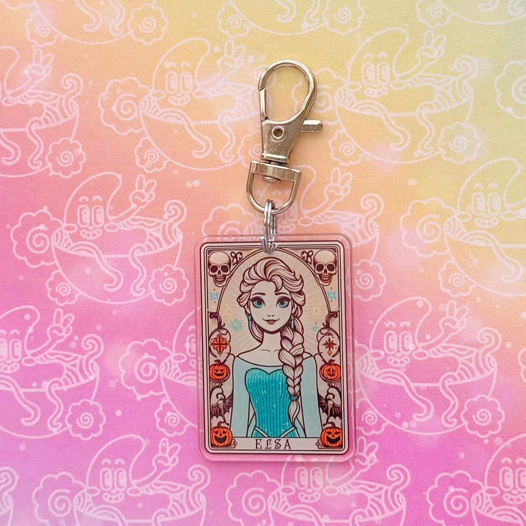 Tarot Princess Elsa Keychain