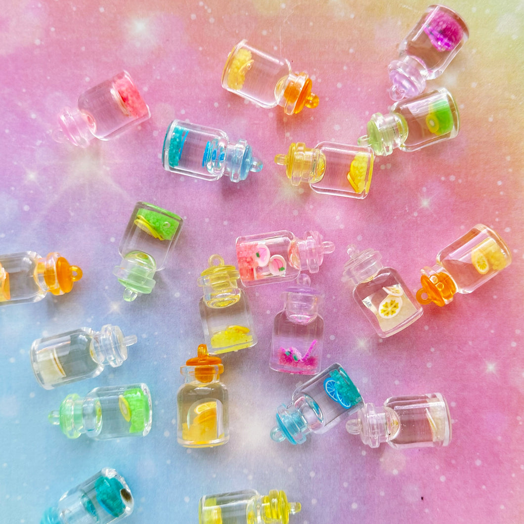 A580 Glow Potion Bottles Charms - 20pcs