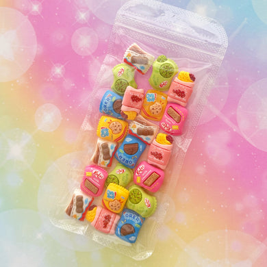 Cute Snacks Resin Charms 1 Bag