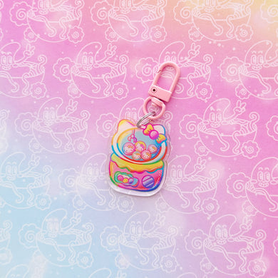 Rainbow HK Bubble Keychain