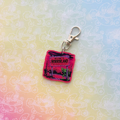 Goosebumps Pink Horrorland Keychain