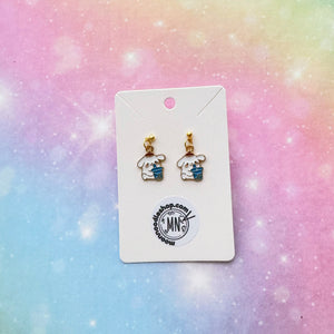 Boba Dog Earrings