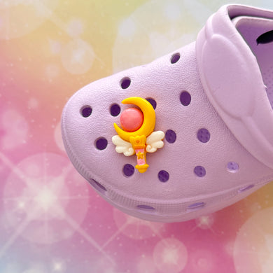 Sailor Wand Shoe Charm